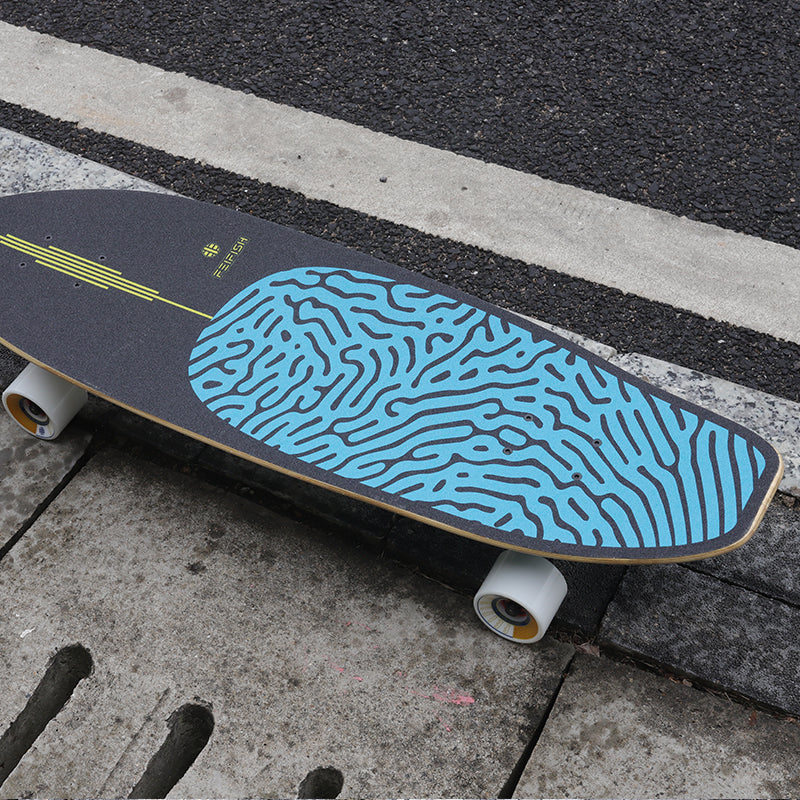 FEIFISH Surfskateboard The pattern can change color under the sun