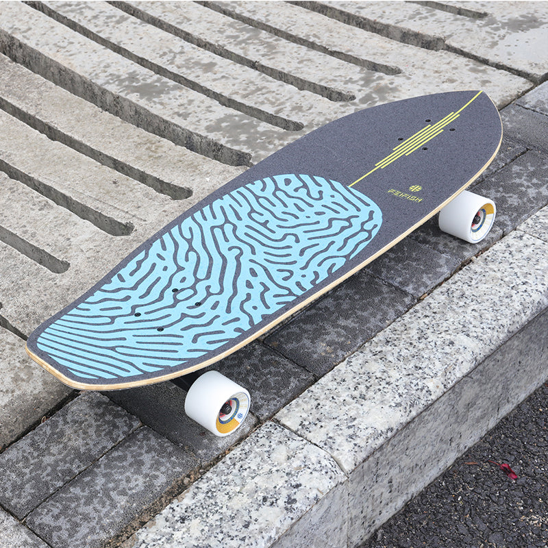 FEIFISH Surfskateboard The pattern can change color under the sun